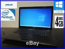 Pc Computer Portable Laptop Asus 17.3 Windows 10 Intel Pentium