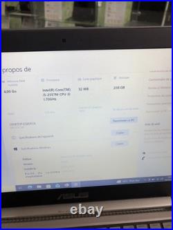 Pc Portable 14 Asus Ux31e I5-2557 4go Ssd240go Win10 4h Ok