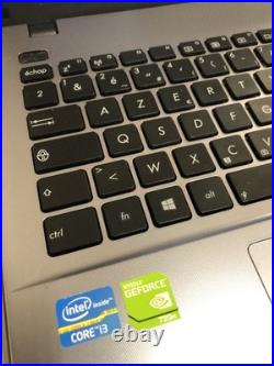 Pc Portable 15 Asus X550c Ou X550cc I3-3217u 8go Ssd120go Bat0 Win10 Ok
