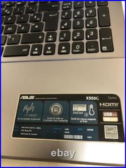Pc Portable 15 Asus X550c Ou X550cc I3-3217u 8go Ssd120go Bat0 Win10 Ok