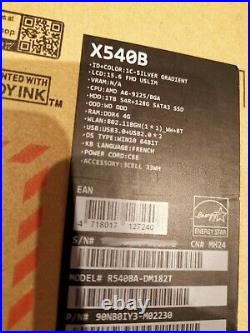 Pc Portable Asus R540BA-DM182T 15.6 FHD 1 TB + 128 SSD Neuf