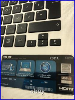 Pc Portable Asus X301a I3 2328m 4go Ssd120go Windows 11 Ok Batterie 0