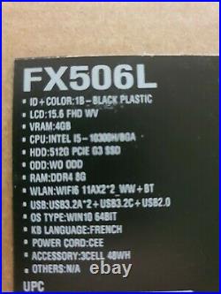 Pc Portable Gamer Asus Tuf Gaming F15 Fx505gt-hn004t 15.6