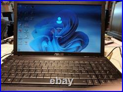 Pc portable ASUS X55VD SX168H 15,6 pouces, pentium 2020 Mem DDR3 12 G, SSD 149G