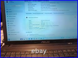 Pc portable ASUS X55VD SX168H 15,6 pouces, pentium 2020 Mem DDR3 12 G, SSD 149G