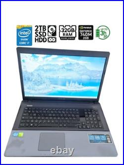 Pc portable Asus 18,4 i7 / 32 Go / SSD 1 To + HDD 1 To / GT 740M Pc portable Asus 18,4 i7 / 32 Go / SSD 1 To + HDD 1 To / GT 740M