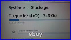 Pc portable Asus K93S, 18,4p FHD, i5, 16 GB RAM, SSD 800 GB+ W11 pro + K93S B950