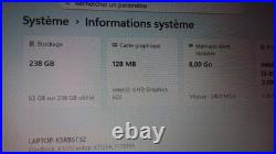 Pc portable Asus Vivobook X712FA P1701FA HD+, 8GB RAM, SSD 240GB, W11 pro 25H2