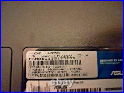 Pc portable asus 17 N73S, i5, 16Go, GT540M, SSD 512Go + HDD 1To, écran neuf