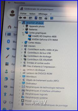 Pc portable asus g551JW core i5 4eme gen 16 go ram 500 hdd win 11 pro